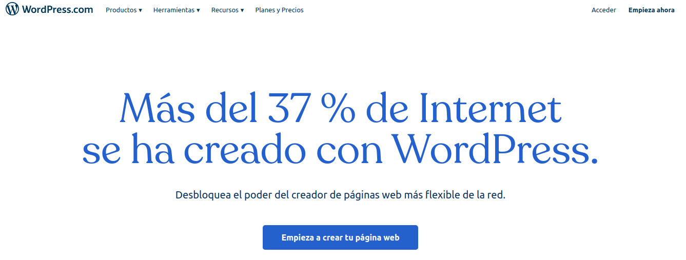 Interfaz de WordPress